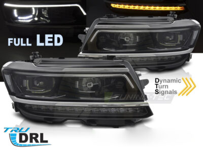 Fari Anteriori Full LED Sequenziali con Luci Diurne per Volkswagen Tiguan II