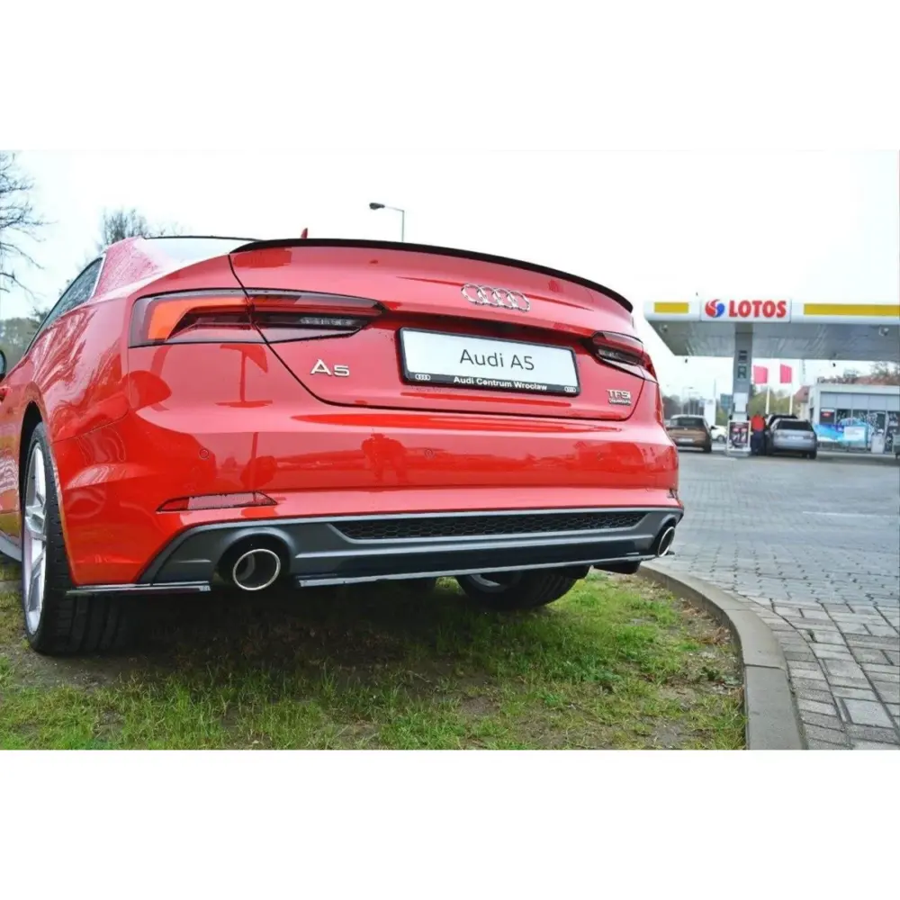 Add-on con Nervature Verticali Posteriore Paraurti S-line per Audi A5 F5