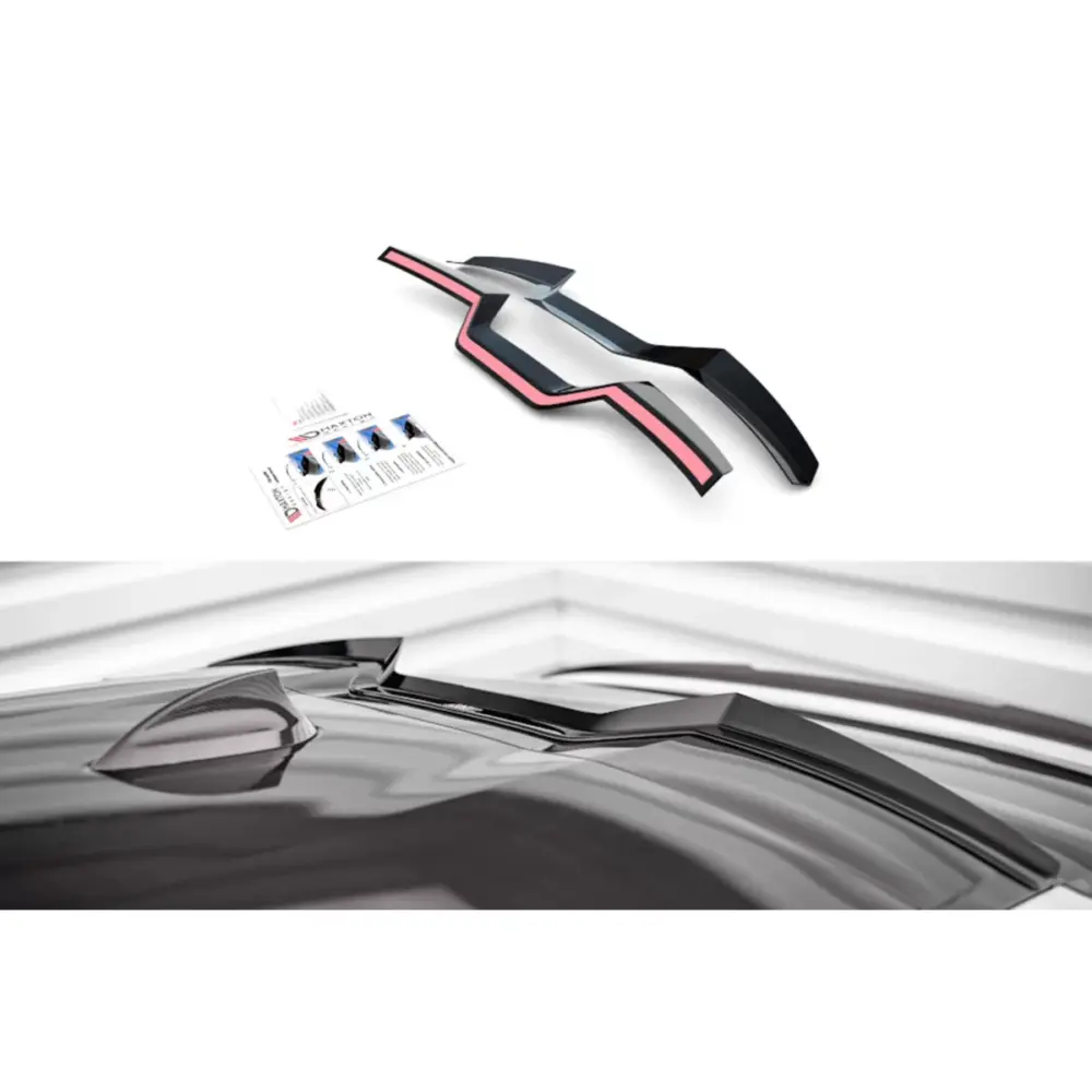 Add-on Parasole Anteriore Nero Lucido per BMW X6 G06 dal 2019