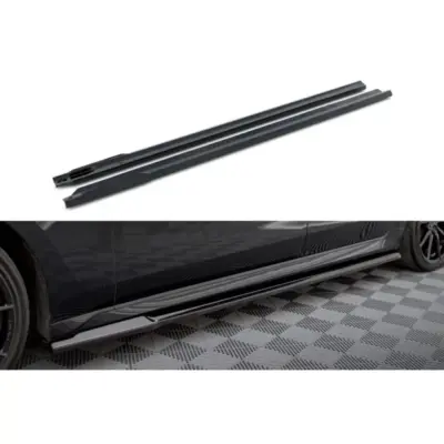 Additivi Maxton Design Nero Lucido per BMW Serie 7 M-pack G70 dal 2022