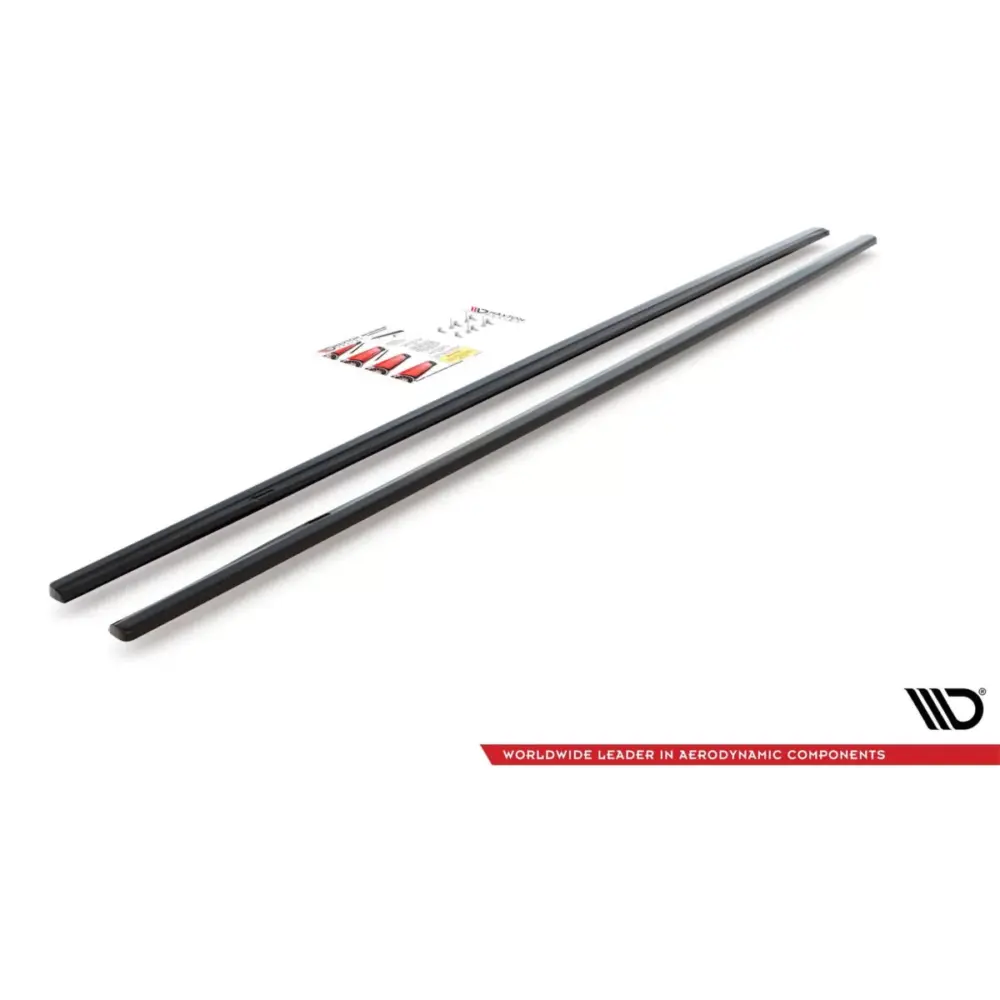 Additivi Minigonne Laterali Neri Opachi per BMW Serie 5 E39 1998-2003 M5