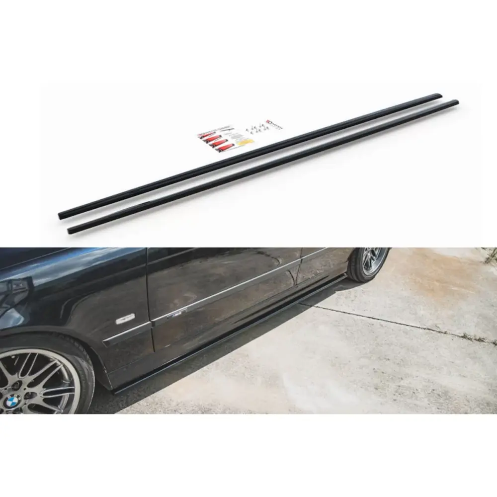 Additivi Minigonne Laterali Neri Opachi per BMW Serie 5 E39 1998-2003 M5
