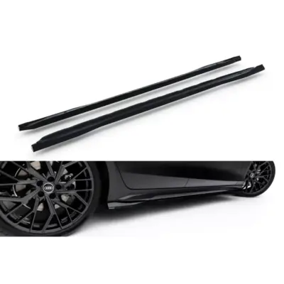 Additivi Versione 1 per Minigonne Laterali S-line Audi A6 C9 dal 2025 Nero