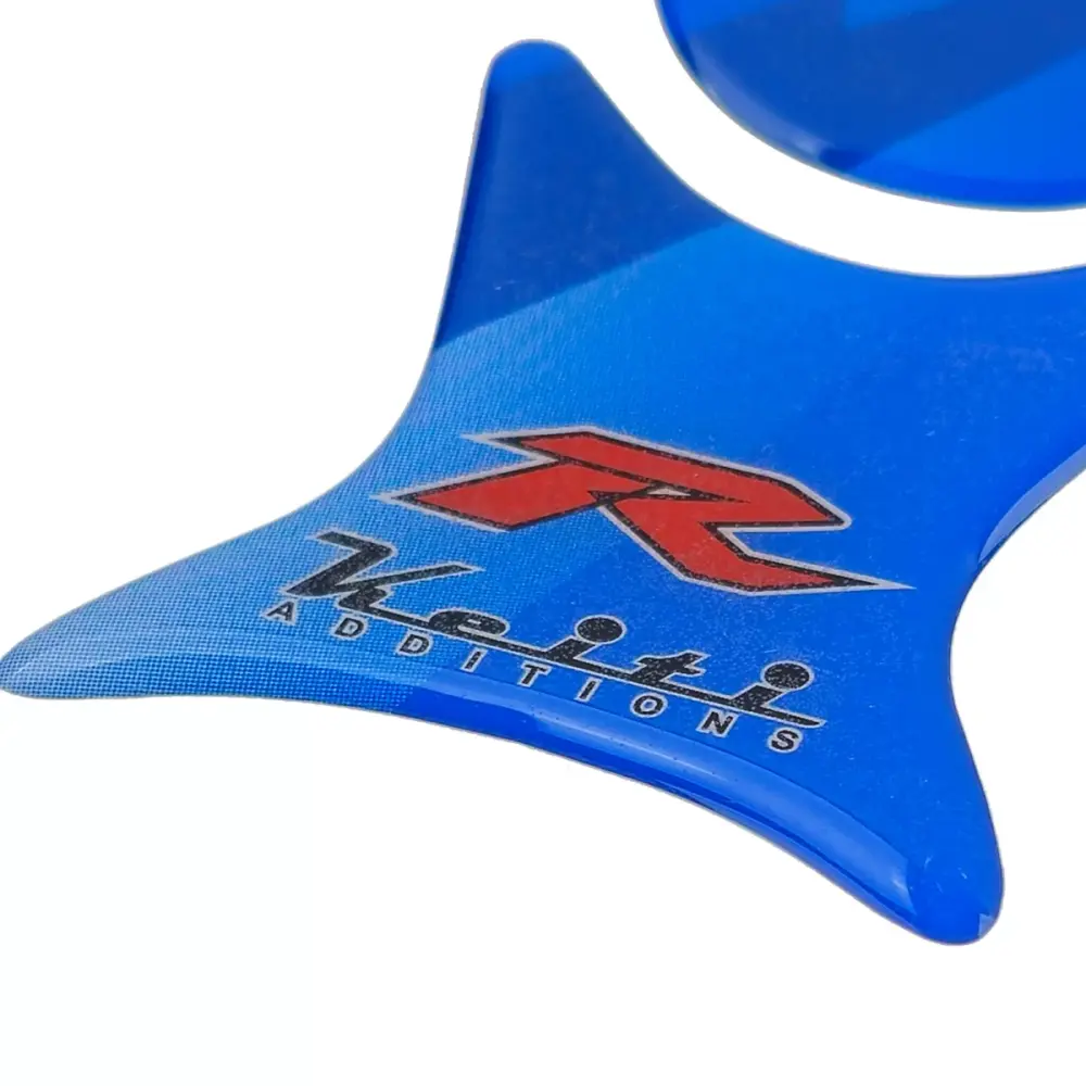 Adesivo Serbatoio Race Blu per Honda Ktm Yamaha