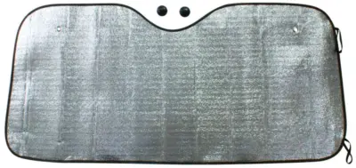 Alette parasole auto anteriori argento dimensioni grandi 130x60 cm
