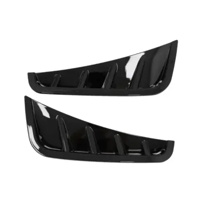 Alette Paraurti Anteriore Laterali Nero Lucido per Mercedes Classe C W205 S205