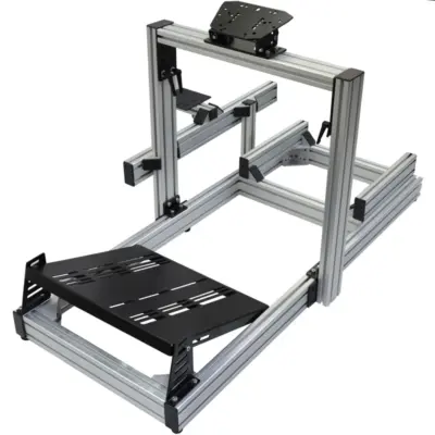 Alluminio Sim Rig 2 Cockpit Sitz Gestell Renn Racing Simulator Universale