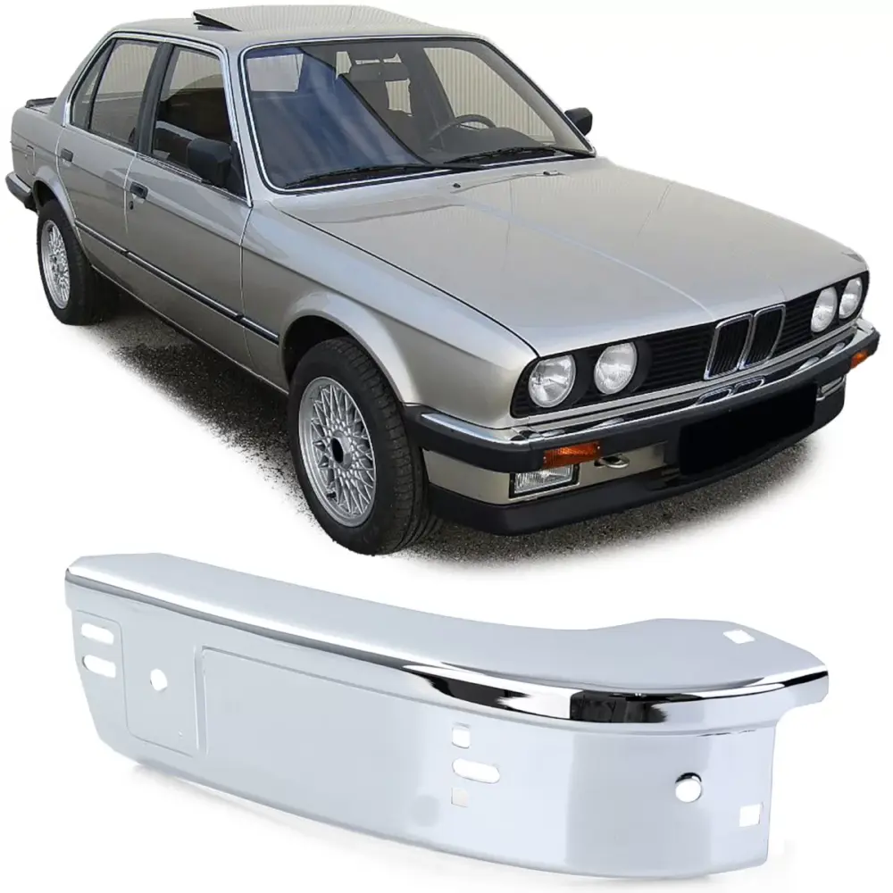 Angolo Cromato Paraurti Anteriore Destro per BMW Serie 3 E30 82-87