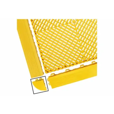 Angolo per Piastrelle Pavimento Modulare Giallo Garage Magazzino Showroom