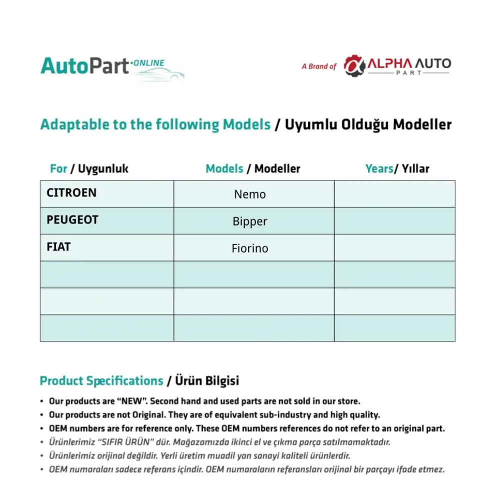 Antenna Mast per Peugeot Citroen Fiat (varie Versioni)