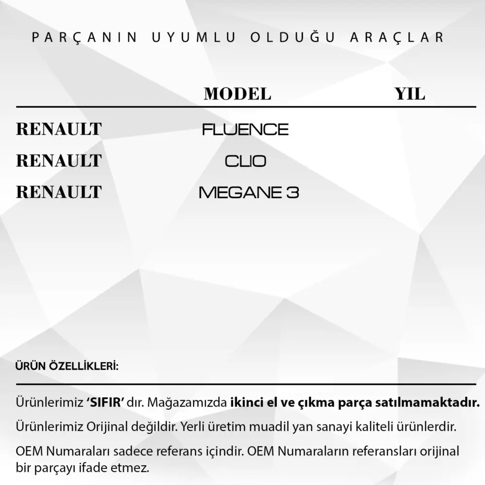 Antenna Tetto 27cm per Renault Fluence, Megane 3, Clio