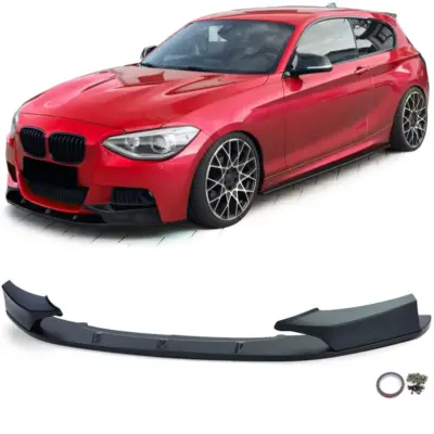 Anteriore Lama Performance Nero Opaco per BMW Serie 1 F20 10-14