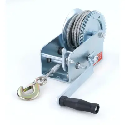 Argano Manuale con Cavo Acciaio 10 M 900 kg Universale