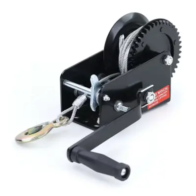 Argano Manuale con Cavo Acciaio 10 M 900 kg Universale