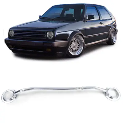 Barra Rinforzo Anteriore Alluminio 4 Pezzi Regolabile per VW Golf 2 GTI 16v