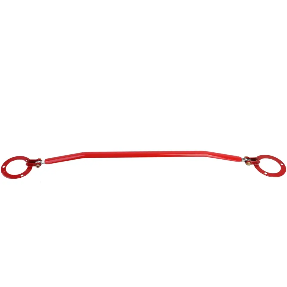 Barra Rinforzo Anteriore Regolabile Alluminio Rosso per BMW 520i 525i E34 89-96