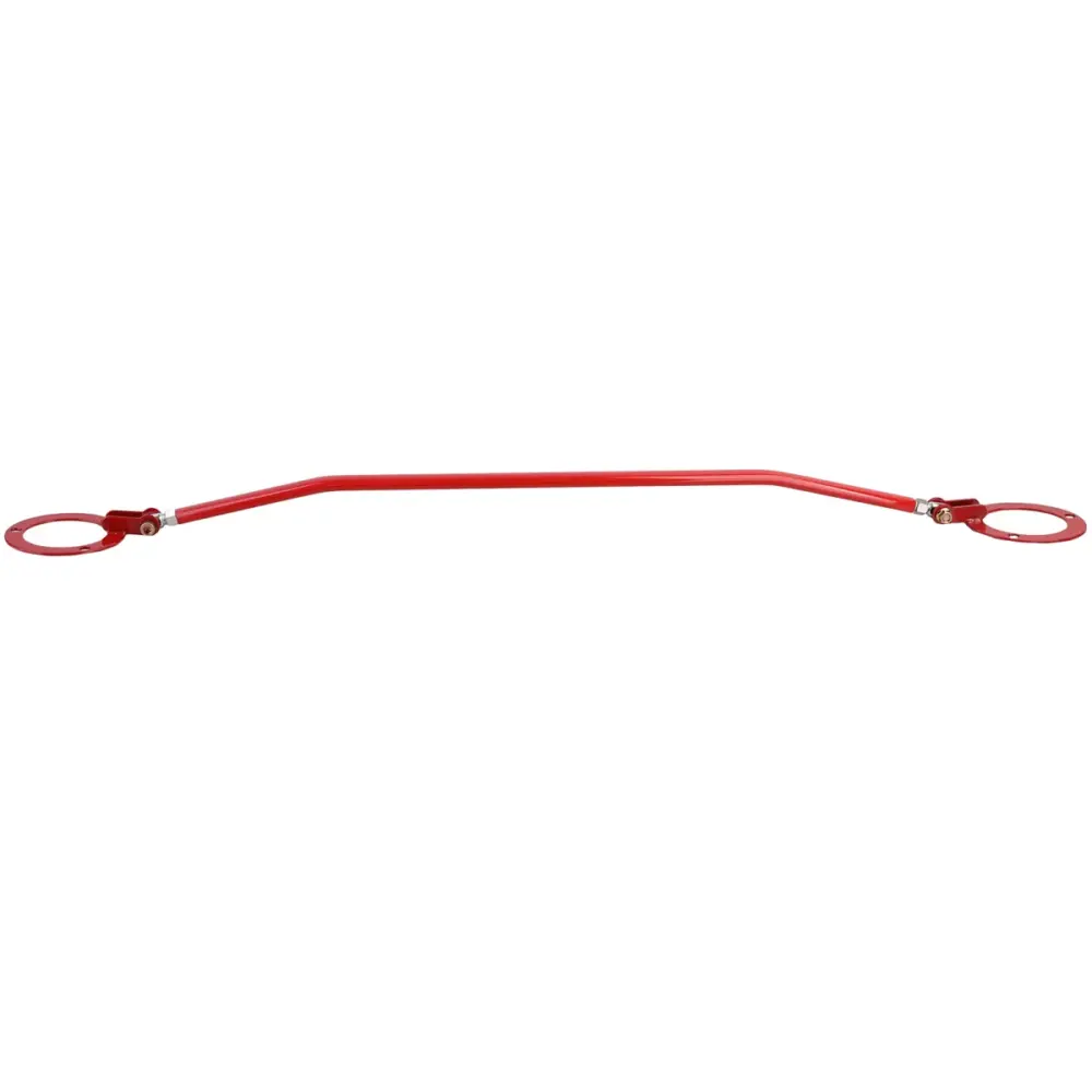 Barra Rinforzo Anteriore Regolabile Alluminio Rosso per BMW 520i 525i E34 89-96