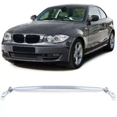 Barra Rinforzo Regolabile Alluminio Anteriore per BMW Serie 1 E81 Diesel 04