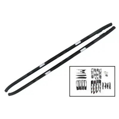 Barre da Tetto Decorative Nero Lucido per Land Range Rover Evoque L538 2011-2018