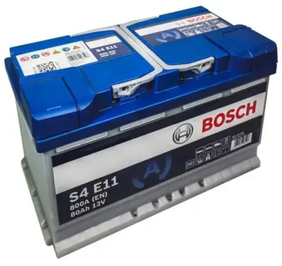 Batteria auto EFB 80 Ah avviamento veicolo accumulatori energia ricambi