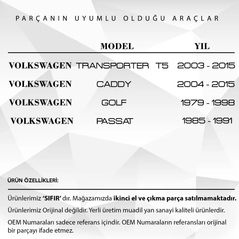 Blocco Porta Scorrevole Plastica per Volkswagen Caddy, Passat, Transporter T5