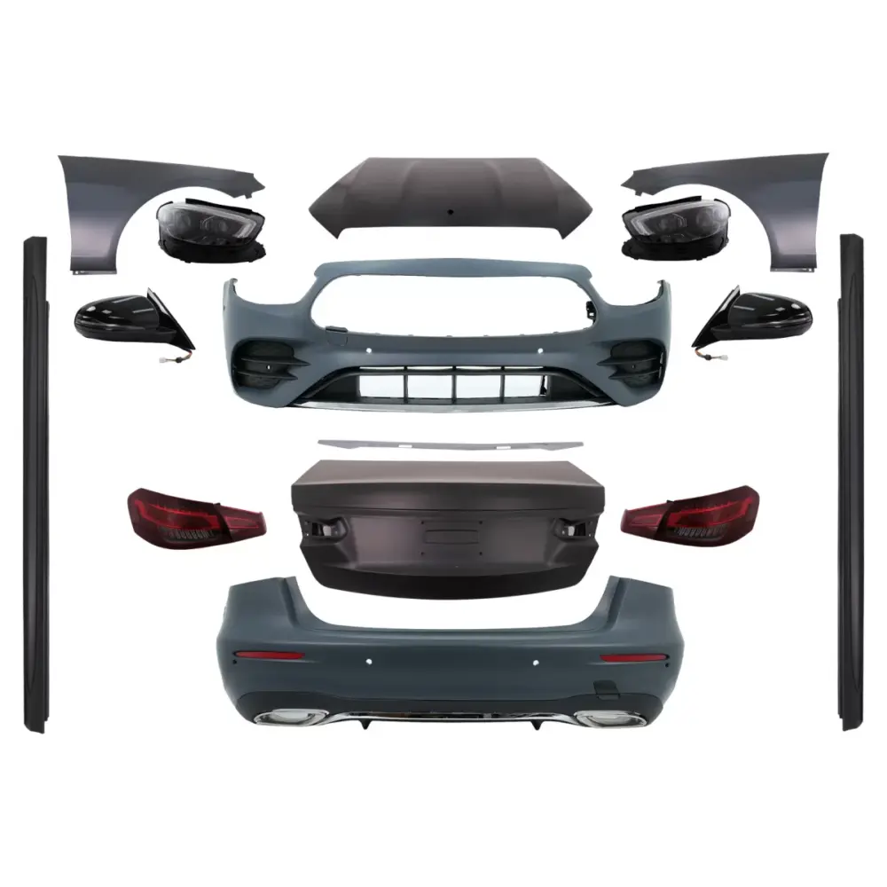 Body Kit Anteriore Paraurti Sportivo per Mercedes Classe E W212 2009-2012 LHD