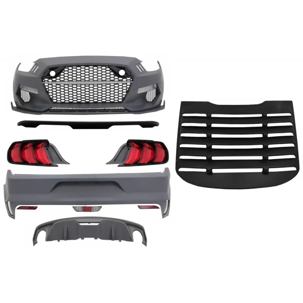 Body Kit Completo Anteriore con Camera per Ford Mustang MK6 Vi 2015-2019 Coupe