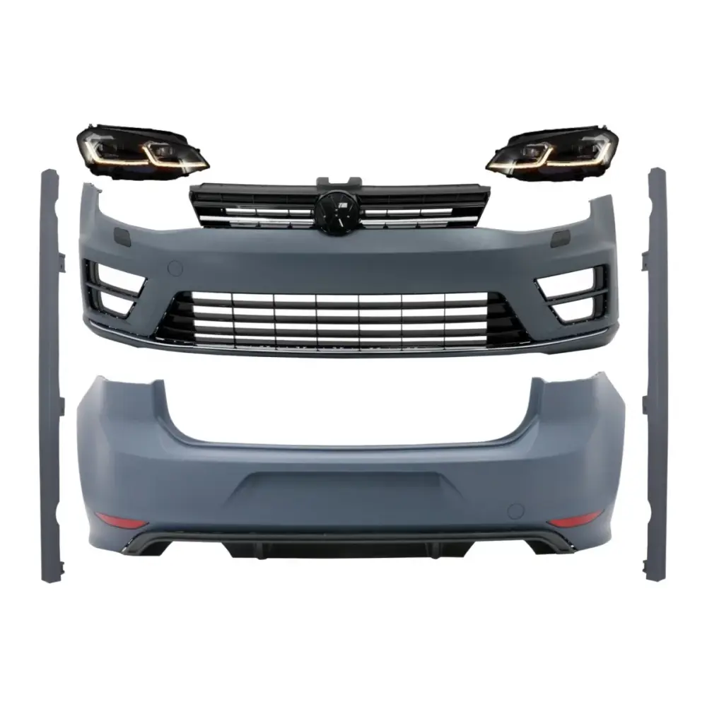 Body Kit Completo con Fari LED Dinamici Golf 7 Vii 2012-2017 R Design