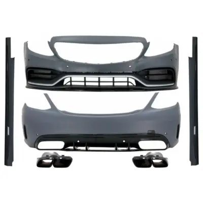 Body Kit Completo con Terminali Scarico per Mercedes Classe C W205 (2014-2020)