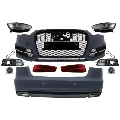 Body Kit Completo per Audi A6 C7 4G Berlina 2011-2017 Guida a Sinistra
