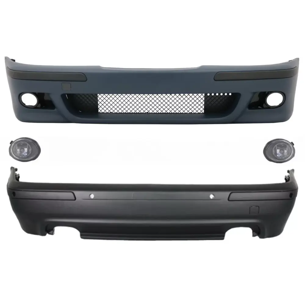 Body Kit Paraurti Anteriore con Fendinebbia Cromati per BMW Serie 5 E39