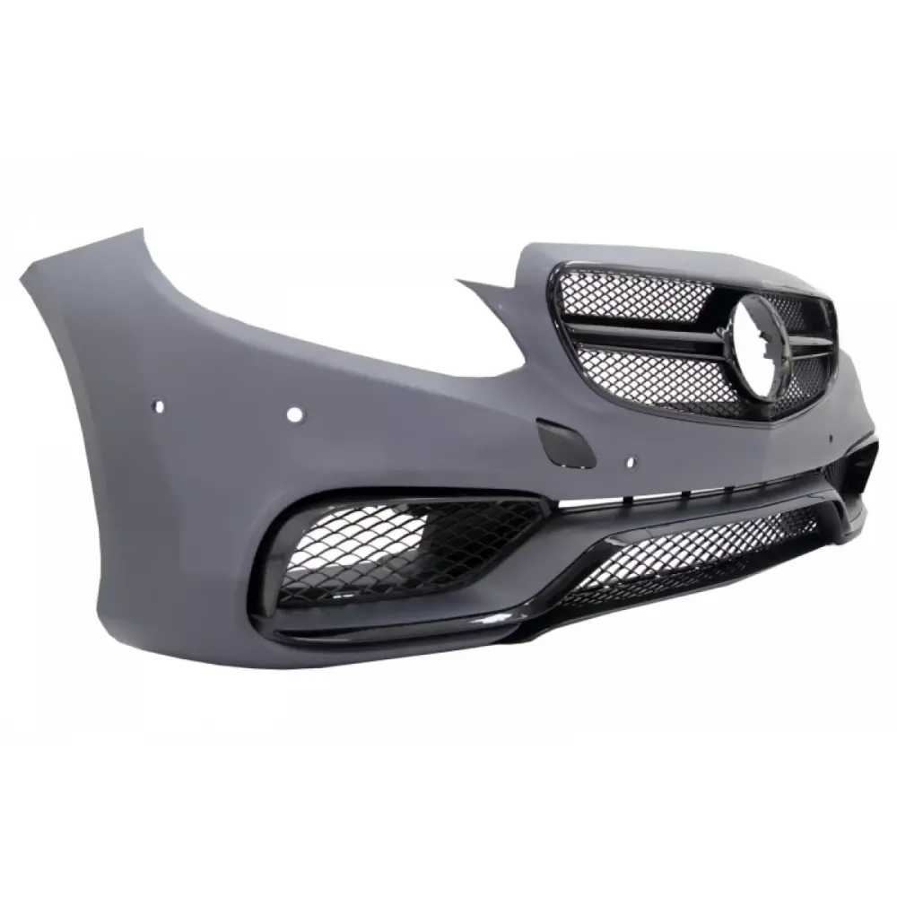 Body Kit Paraurti Anteriore con Terminali Scarico E63 Lucido Mercedes Classe