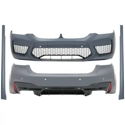 Body Kit Paraurti Anteriore Posteriore M5 Design per BMW Serie 5 G30 2017-2019