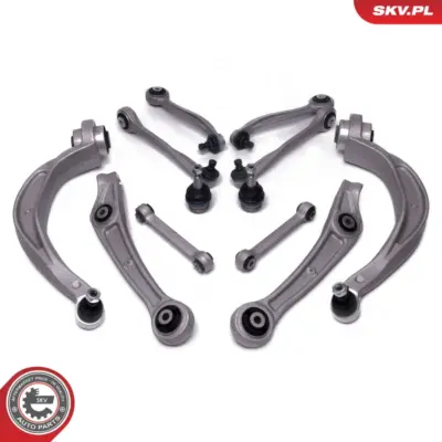 Braccio oscillante - kit anteriore Dx per Audi A5 Convertible (8F7) 4G0 407 689