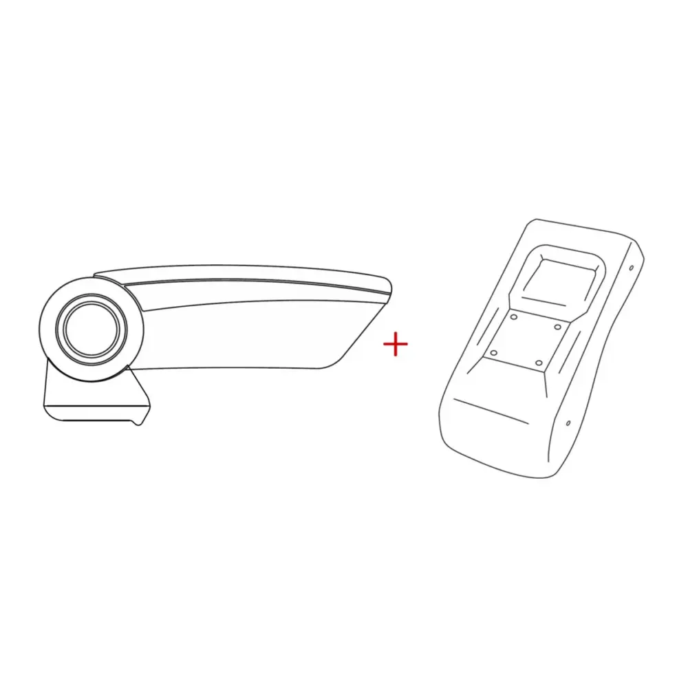 Bracciolo Armster 3 Ecopelle Nero per Citroën C3 2009-2016