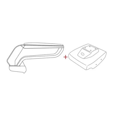 Bracciolo Armster S con Ecopelle Nera Usb Aux per Ford Focus dal 2018