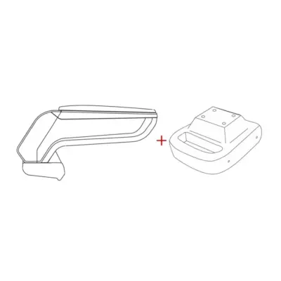 Bracciolo Armster S Ecopelle Nero per Opel Astra J 2009-2015