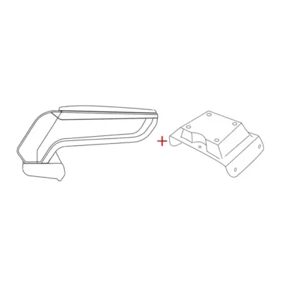 Bracciolo Armster S Ecopelle Nero per Opel Zafira B 2005-2007