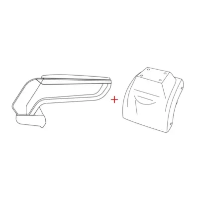 Bracciolo Armster S Pelle Ecologica Nera per Volkswagen Golf 5 2003-2010