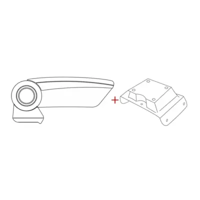 Bracciolo Centrale con Ecopelle Nero per Opel Zafira B 2005-2007
