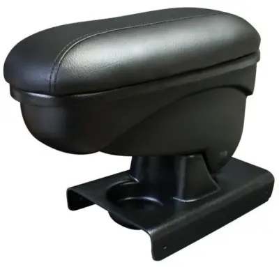 Bracciolo portaoggetti scorrevole imbottito con vano per Audi A3 2003-2012