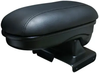 Bracciolo portaoggetti scorrevole in plastica e tessuto per Seat Leon 2005-2012