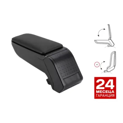 Bracciolo Rati Armster S Ecopelle Nero per Dacia Duster 2009-2017