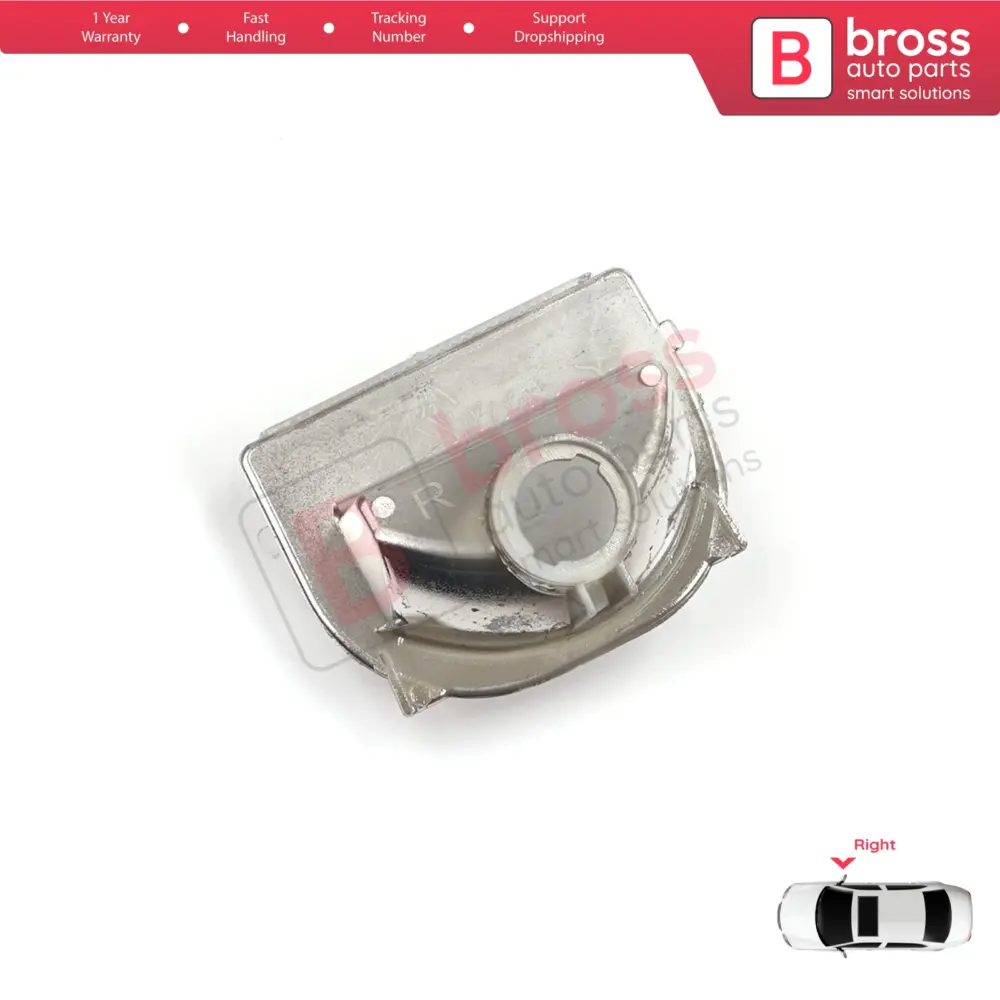 Calotta Specchietto Destro Bianca con Lente Indicatore per Mercedes Sprinter