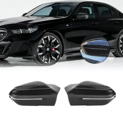 Calotte Copri Specchietti Nere 2 Pezzi per BMW Serie 5 G60 G61 23