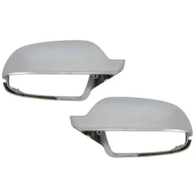 Calotte Specchietti Alluminio Complete Senza Assistenza per Audi A5 S5 8T