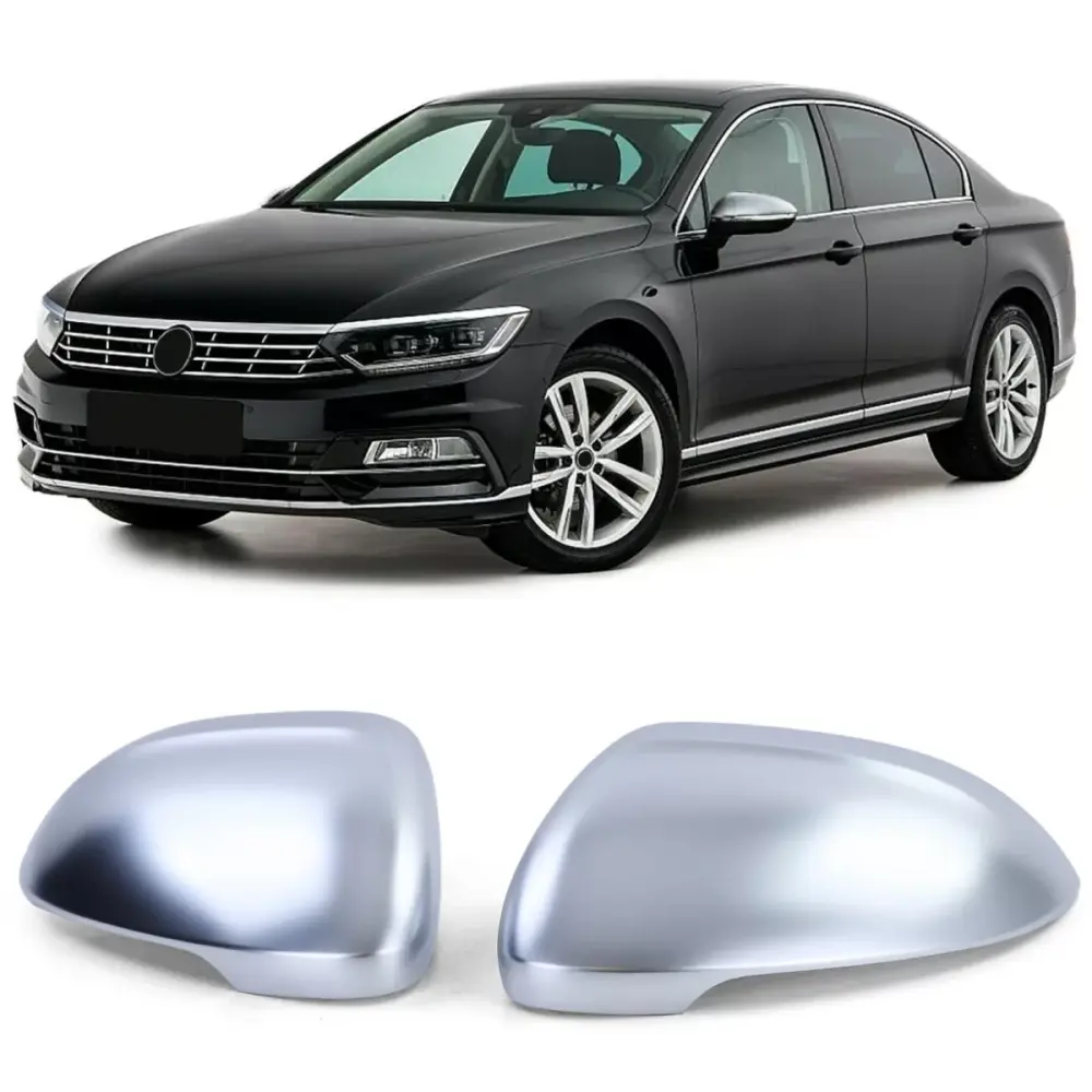 Calotte Specchietti Argento Opaco per Volkswagen Passat B8 3G dal 2014