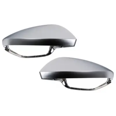 Calotte Specchietti Argento per Audi A7 4K8 2018-up e A6 C8 2019-2025 LHD