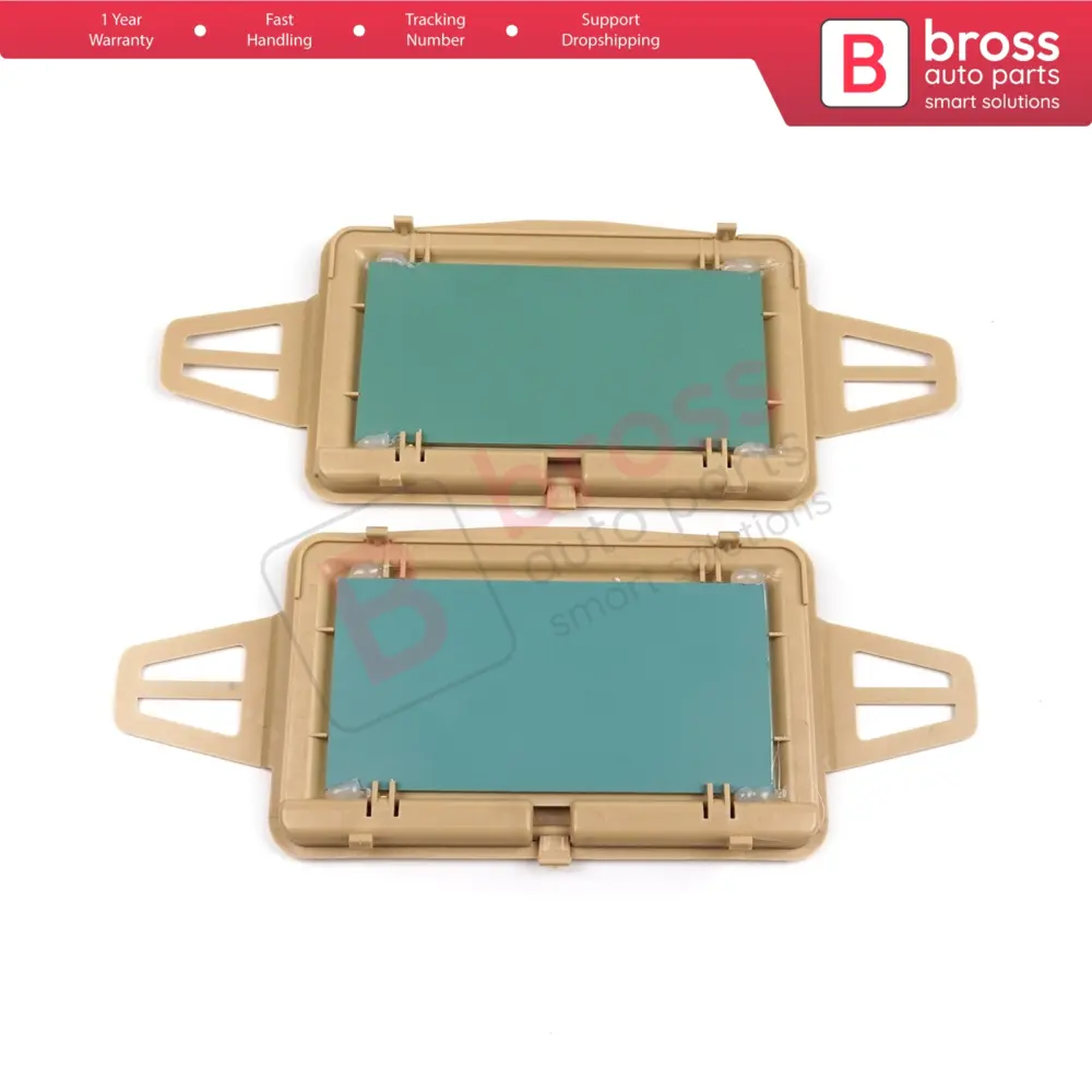 Calotte Specchietti Copertura Parasole TAN per Mercedes W210 W211