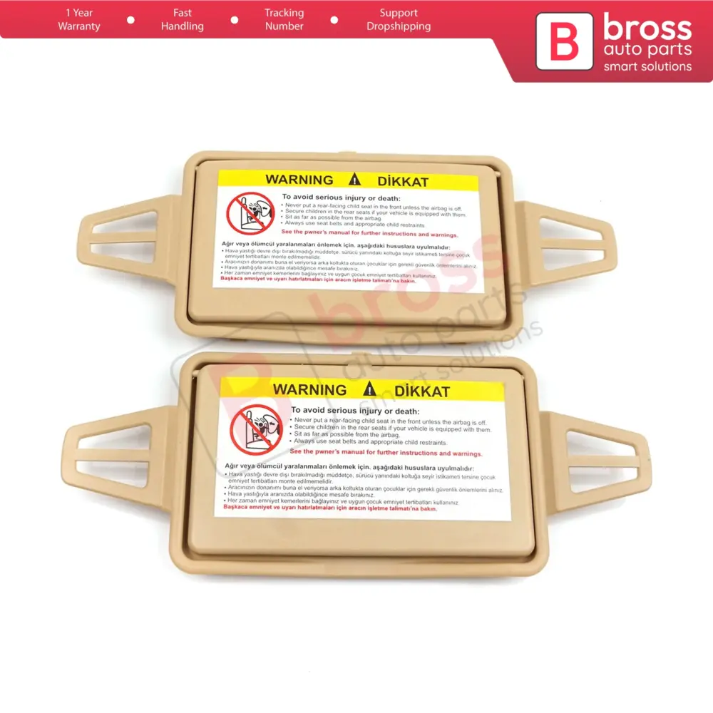 Calotte Specchietti Copertura Parasole TAN per Mercedes W210 W211